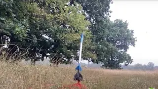 SLOW MOTION rocket launch! | Estes EPIC II dual stage rocket 🚀 | Sarc inc.