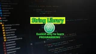 String. H Library In C Easiest Way To Learn String. H Lib In C W/ Atom Editor In Windows 10 #56