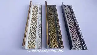 Factory Edge Trimming Eaves Popular Hotel Project Crown Moulding Cornice Fireproof Free Sample