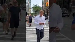 Walk on Bay Street in Toronto 🇨🇦 #shorts