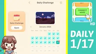 Connect Word Daily Challenge January 17 Answers Walkthrough