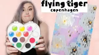 Watercolour Painting Supplies - FLYING TIGER COPENHAGEN // Hely Handmade