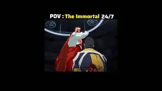 The Immortal all the time 🐱🏍️ #invincible #memes #omniman #series #shorts #comics #funny #conquest