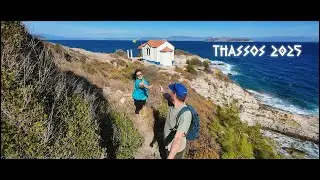 🍂 Podzimn&iacute; v&yacute;&scaron;lap k řeck&eacute; vlajce | Řecko | Thassos | Limenas | 2025 🍁