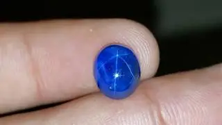 Top Quality Myanmar Royal Blue Star Sapphire 6cts