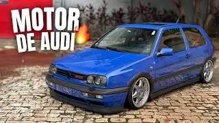 MONTOU AS ÚNICAS BBS DO BRASIL NO GOLF GTI MK3 😮‍💨