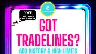 Level up with Tradelines! #tradelines Boost Credit Score Add Credit History & Credit Limits #credit
