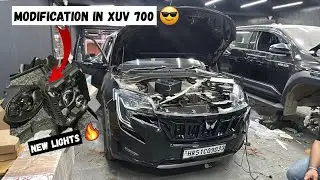 Modification In Mahindra XUV 700 | New Lights For Mahindra XUV 700…