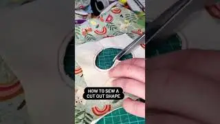 How to sew a cool cut out shape in your me made garments