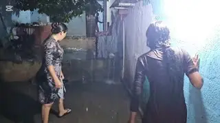 🟢😱☔️En Plena Noche SE nos Volvió A meter el agua 💧 por todos lados vean ⛈️