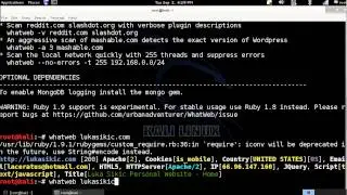 Kali Linux - How to use WhatWeb