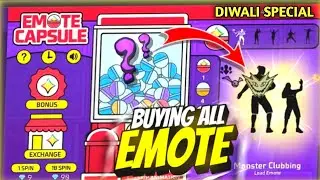 🥳Free fire Diwali Emote Capsule Event 😍 | 😍Free fire poker mp40 return