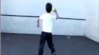 Tennis ball throw it against the wall!