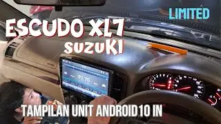 Tampilan head Unit Android 10 in pada ESCUDO XL7  Limited SUZUKI Punya