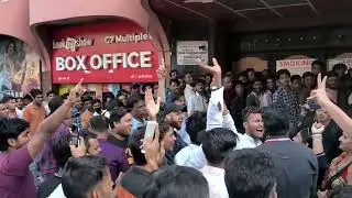 Pathaan Movie Huge Public Line At Gaiety Galaxy Theatre In Mumbai