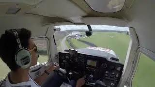 Cessna 150 landing at Netherthorpe EGNF
