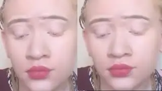 EYESHADOW ROUTINE (USING PENCIL AND DRIP BROW) ALBINO MAKEUP |