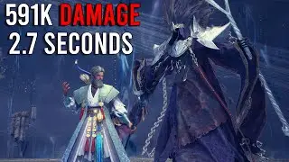 Bow/Staff Rank 1 Gate of Infinity - 591k Damage in 2.7 seconds (Throne and Liberty)