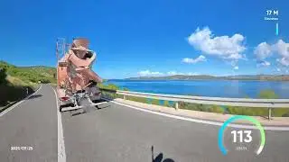 Tag 6; Teil 2, Kroatien Motorrad Tour; Magistrale; von Sibenik bis Trogir (Insta360 X4)