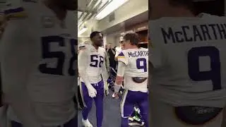J.J. McCarthy is HYPE after Win Over Lions 😤