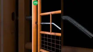 Automatic metal gate latch #latch #lock #shorts #asmrvideo