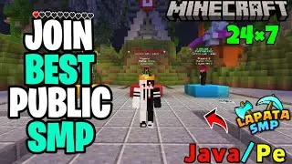 ⚡ Best Free Cracked Public Lifesteal SMP Minecraft 1.21 | 24/7 Online | Java + PE | Free To Join 🚀