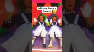OOMPA LOOMPA TWINS!!!😱 #wonka