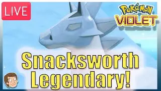 🔴 Catching 0 Speed IV Glastrier in Pok&eacute;mon Violet (Snacksworth Legendaries)