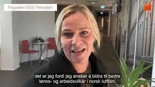 Flaggsaken 2023: Tillitsvalgte! Anita Johannessen, Norwegian