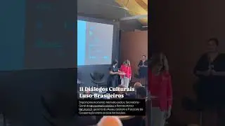 Secret&aacute;ria-geral da Casa da Am&eacute;rica Latina na abertura de II Di&aacute;logos Culturais Luso-Brasileiros