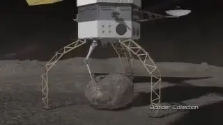 Asteroid Redirect Mission Robotic Trajectory and Crew Operations