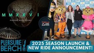 Pleasure Beach Blackpool 2025 SEASON LAUNCH! EPIC New Gyro Swing Unveiled!