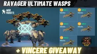 🔥🐦&zwj;🔥 Ravager Ultimate Wasp Gameplay + Giveaway de VINCERE! || War Robots [WR] #WRWinVincere