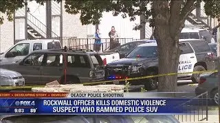 Rockwall Police kill suspect who rammed police SUV