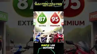 Cu&aacute;l es la diferencia entre la gasolina premium y extra, y cu&aacute;l es la mejor para tu moto