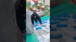 inflatable climbing wall