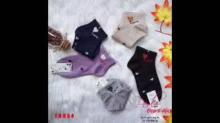 D&ocirc;i Tất Cổ Thấp - Vớ Cổ Thấp Nam Nữ Trơn Nhiều M&agrave;u - Vớ Cổ Ngắn Chuẩn Xuất Nhật  TN026