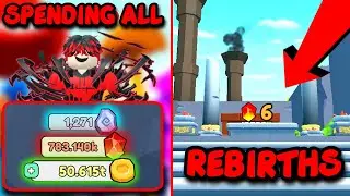 SPENDING ALL + MORE REBIRTHS - Collect All Pets (Funny Moments)