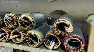 Amazing Simple Technique of Electric Motor Rewinding | Moter Rewinding