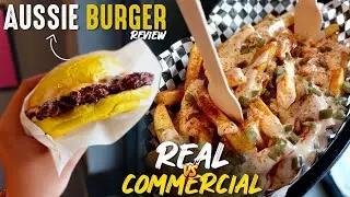 Real Vs Commercial- Aussie Burger Review EP 2 | Burgers, Fries, lemonade| SINDHI MUSLIM | Metafood