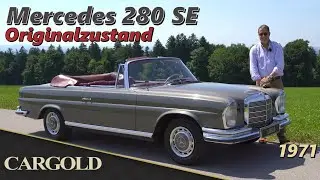 Mercedes 280 SE Cabriolet, 1971, Erstlack! Unrestauriertes Original aus 2. Hand! W111 Flachk&uuml;hler