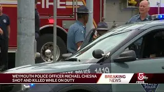 Weymouth police officer shot, killed in the line of duty