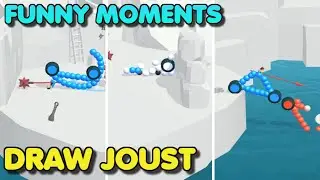 DRAW JOUST! - FUNNY, WEIRD, COOL MOMENTS | Gameplay #1 (Android & iOS Game)