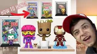 Displaying My Comic Cover + 10 Inch Funko Pops