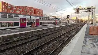 RER C d&eacute;part imminent de Massy Palaiseau destination Pontoise