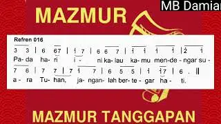 Mazmur Tanggapan Minggu Prapaskah Ke-3 Tahun A,