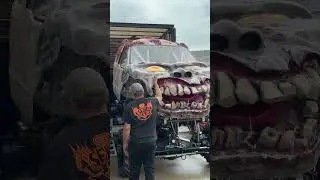 Unloading Zombie for Evansville Monster Jam!