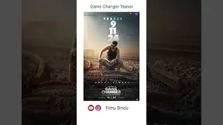 #GameChanger Teaser #Ramcharan #kiaraadvani #sshankar #RC15 #teaser