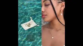 Gold waterproof jewelry for swimming! | Atolea Jewelry 🌞