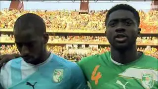 Anthem of Cote d'ivoire v Korea DPR (FIFA World Cup 2010)
